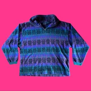 Vintage Santana 1/2 Zip XL Sweater